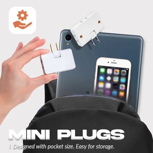 (đ„Last Day Promotion - 50% off)180 Degrees Rotatable Socket Converter